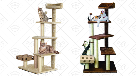 Furhaven Tiger Tough Play Stairs Cat Tree | $48 | Woot | Free shipping for Prime members, $5 for non-members